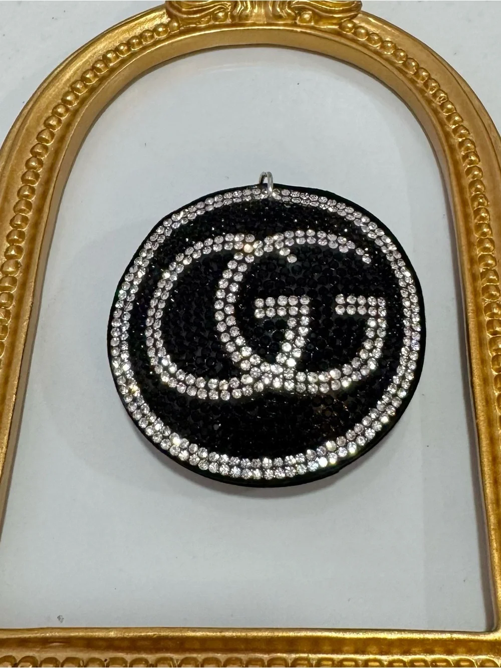 New Black Crystal Keychain/Bag Charm